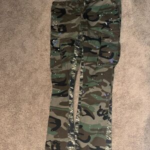 MNML Camouflage Cargo Shorts